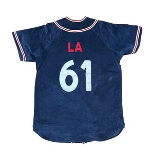 Fred Segal x Mitchell & Ness Corduroy Baseball Jersey LA 61
